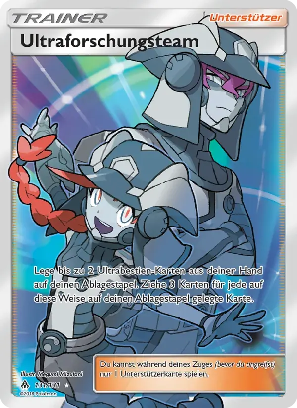 Ultraforschungsteam — Grauen Der Lichtfinsternis 131 German Pokémon card