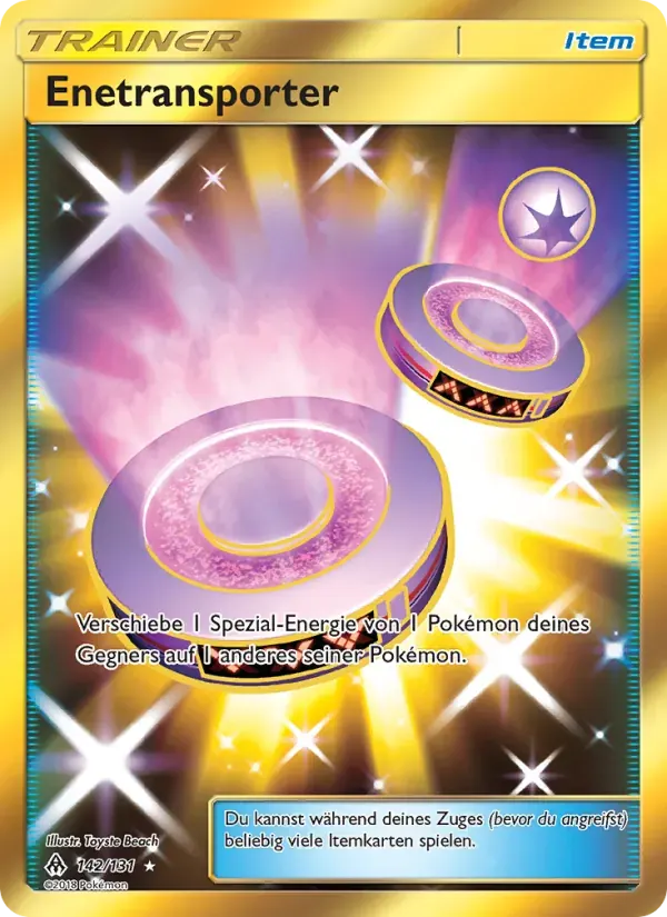 Enetransporter — Grauen Der Lichtfinsternis 142 German Pokémon card