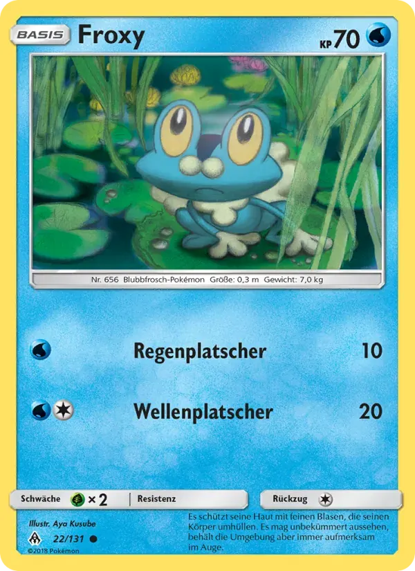 Froxy — Grauen Der Lichtfinsternis 22 German Pokémon card