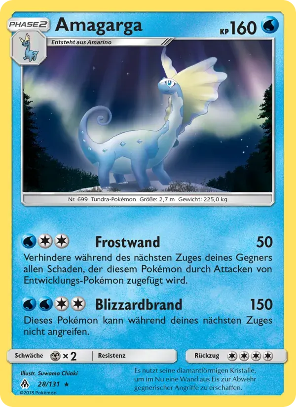 Amagarga — Grauen Der Lichtfinsternis 28 German Pokémon card