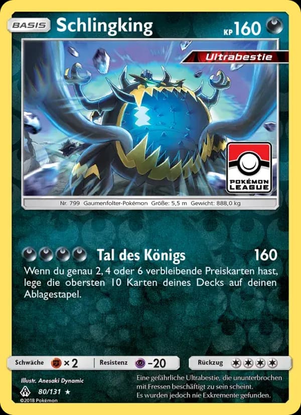 Schlingking — Grauen Der Lichtfinsternis 80 German Pokémon card