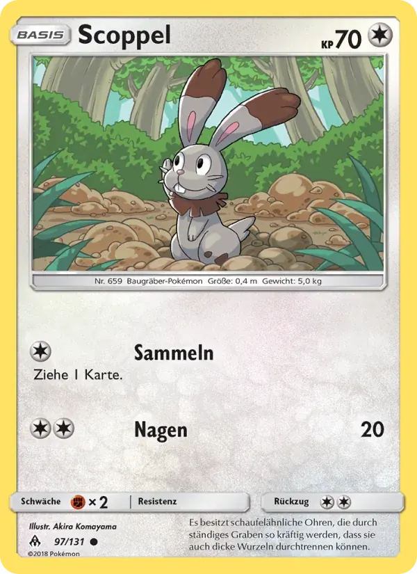 Scoppel — Grauen Der Lichtfinsternis 97 German Pokémon card