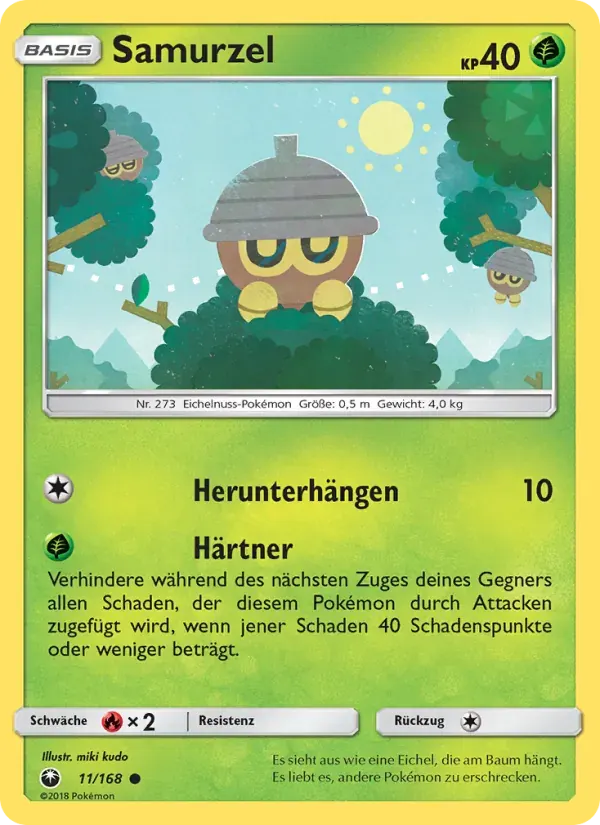 Samurzel — Sturm Am Firmament 11 German Pokémon card
