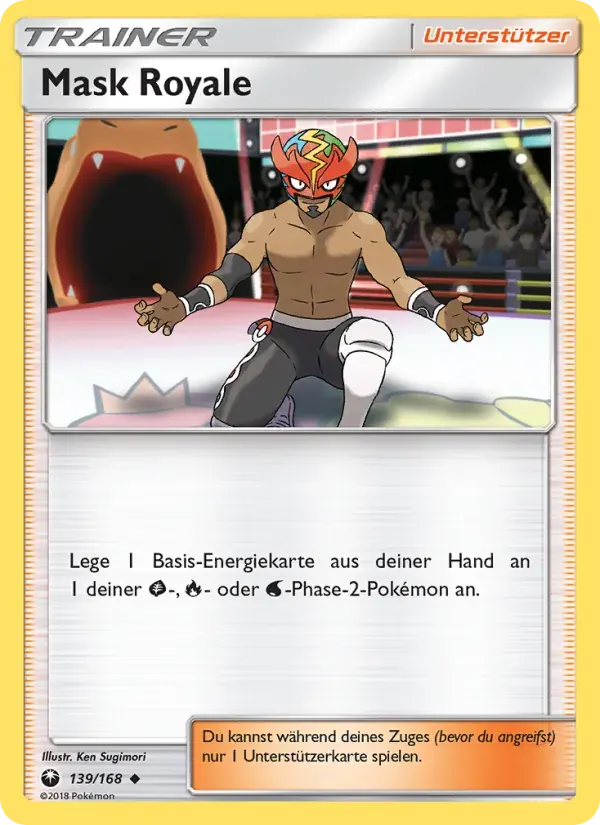 Mask Royale — Sturm Am Firmament 139 German Pokémon card