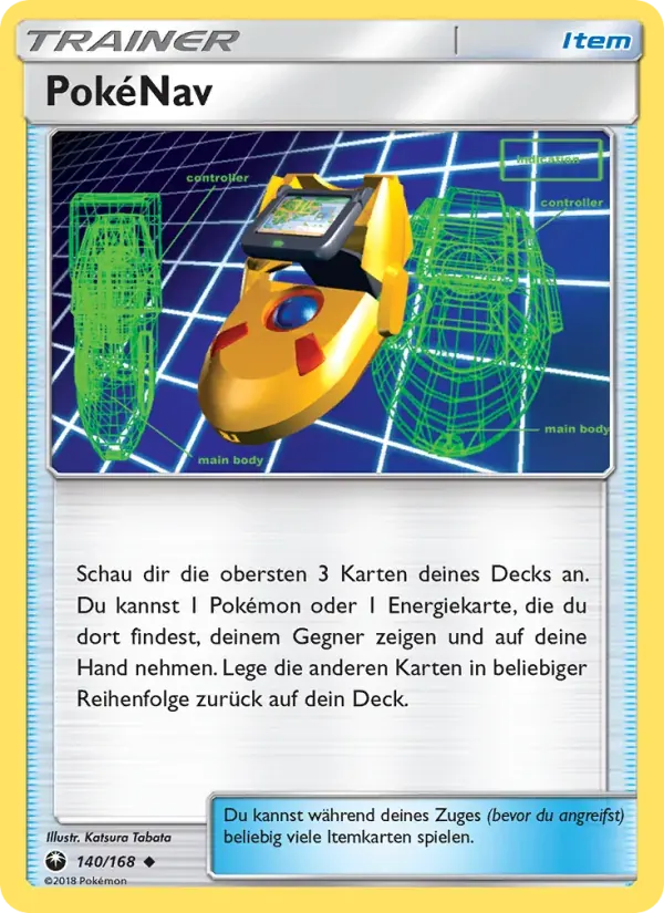 PokéNav — Sturm Am Firmament 140 German Pokémon card