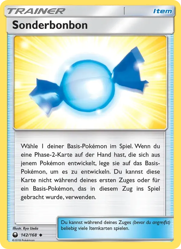 Sonderbonbon — Sturm Am Firmament 142 German Pokémon card
