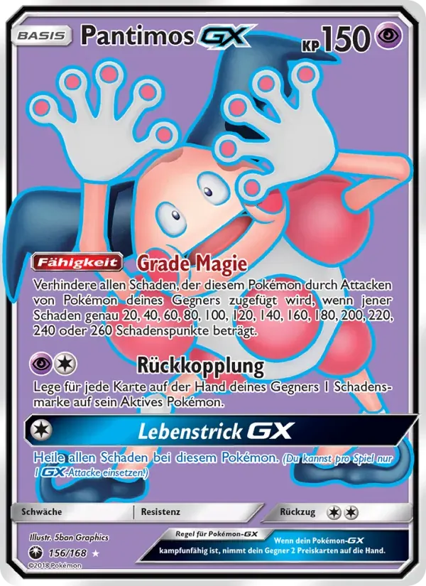 Pantimos GX — Sturm Am Firmament 156 German Pokémon card