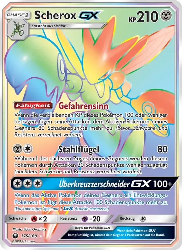 Scherox GX — Sturm Am Firmament 175 German Pokémon card