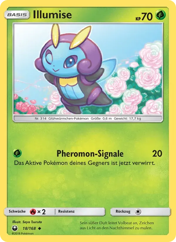 Illumise — Sturm Am Firmament 18 German Pokémon card