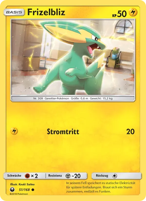 Frizelbliz — Sturm Am Firmament 51 German Pokémon card