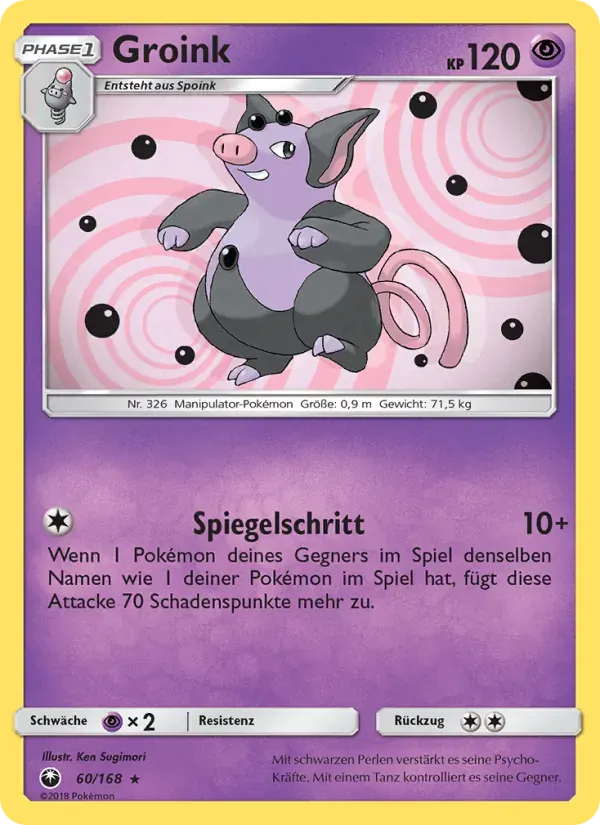 Groink — Sturm Am Firmament 60 German Pokémon card