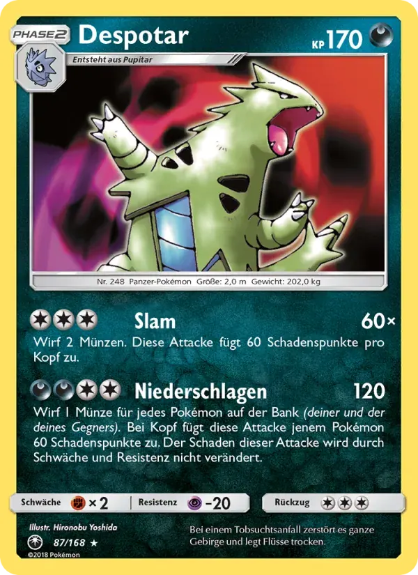 Despotar — Sturm Am Firmament 87 German Pokémon card