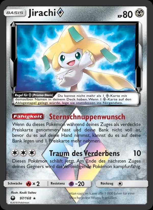 Jirachi ◇ — Sturm Am Firmament 97 German Pokémon card