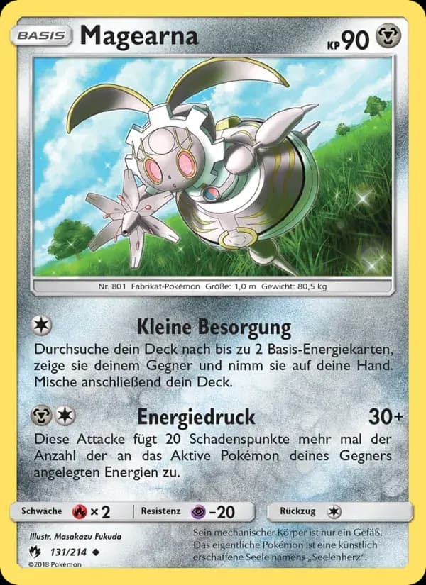 Magearna — Echo des Donners 131 German Pokémon card
