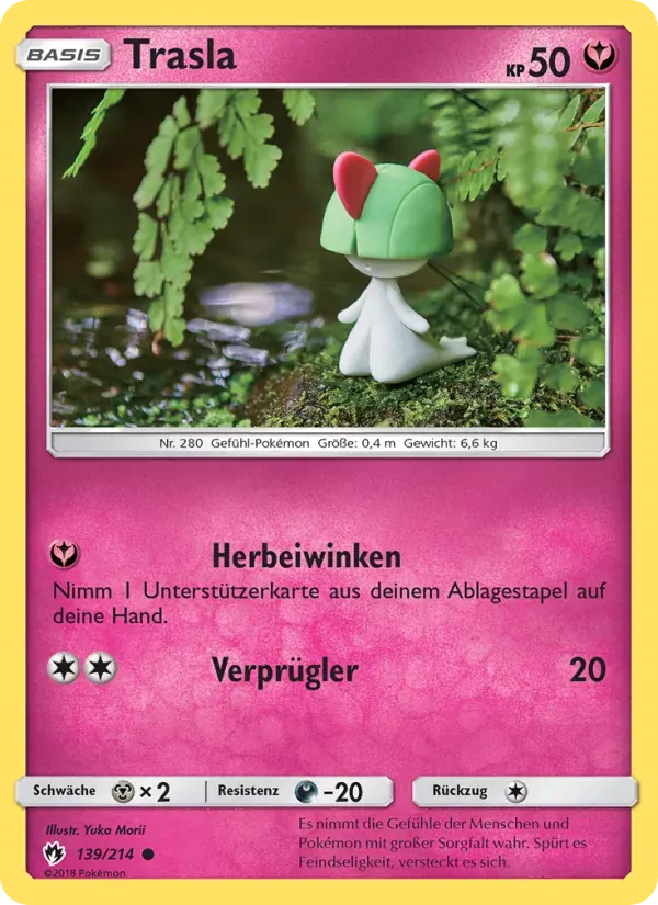 Trasla — Echo des Donners 139 German Pokémon card