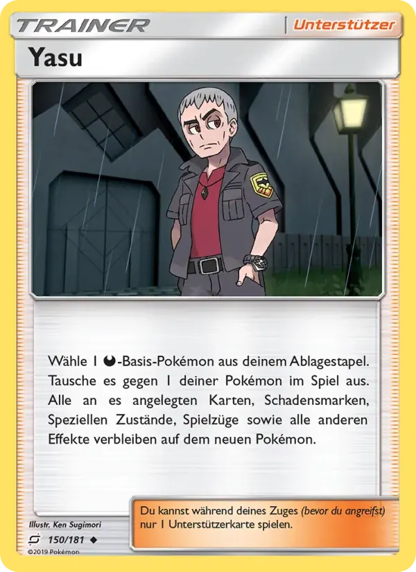 Yasu — Teams Sind Trumpf 150 German Pokémon card