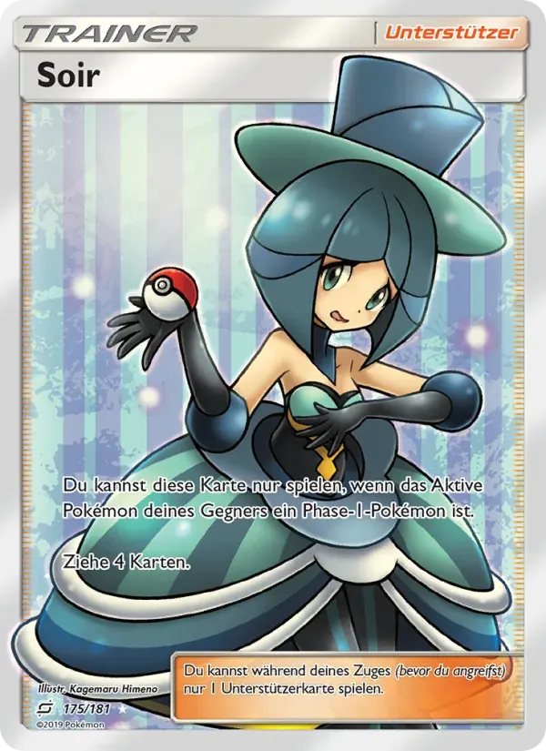 Soir — Teams Sind Trumpf 175 German Pokémon card