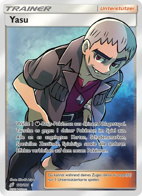Yasu — Teams Sind Trumpf 179 German Pokémon card