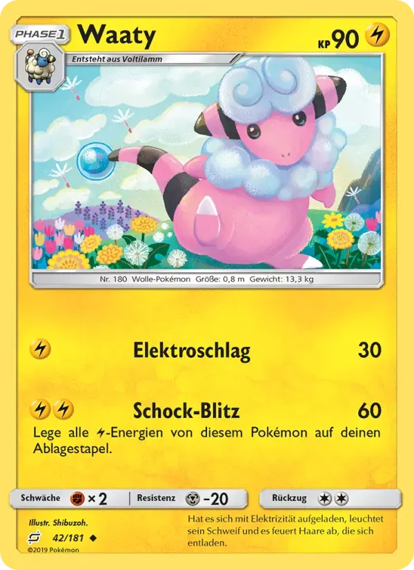 Waaty — Teams Sind Trumpf 42 German Pokémon card