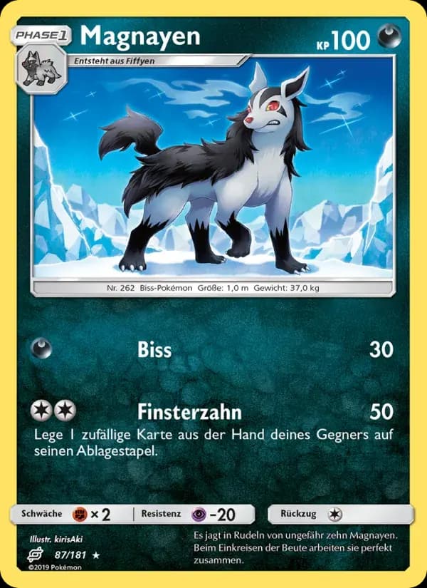 Magnayen — Teams Sind Trumpf 87 German Pokémon card