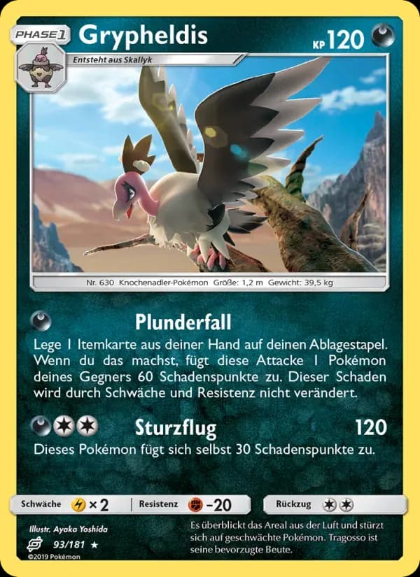 Grypheldis — Teams Sind Trumpf 93 German Pokémon card