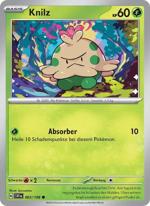 Knilz — Karmesin & Purpur 3 German Pokémon card