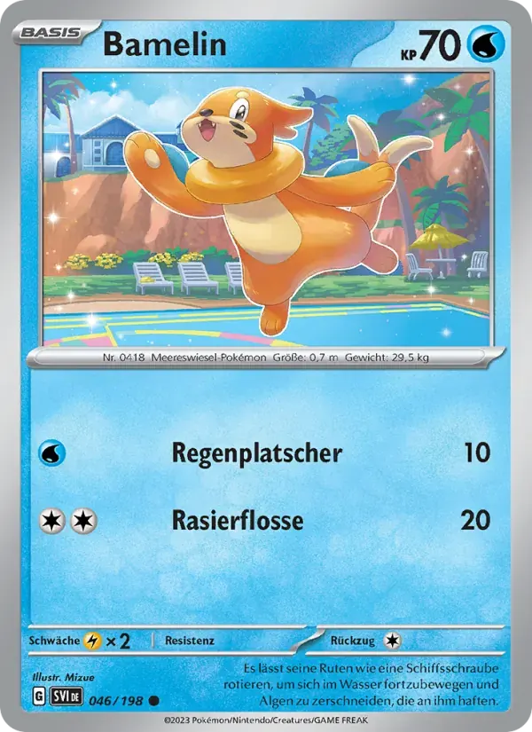 Bamelin — Karmesin & Purpur 46 German Pokémon card