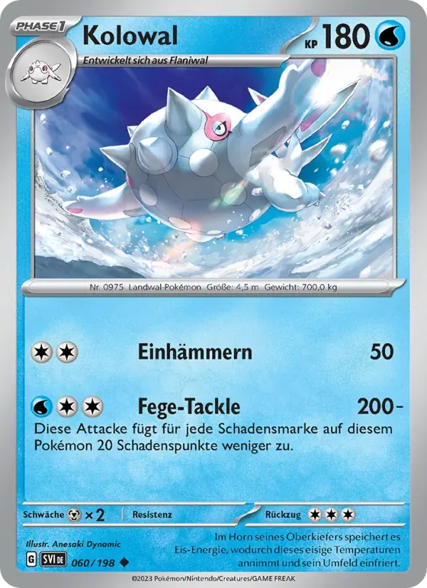 Kolowal — Karmesin & Purpur 60 German Pokémon card