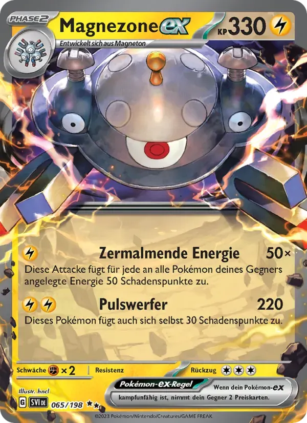 Magnezone-ex — Karmesin & Purpur 65 German Pokémon card