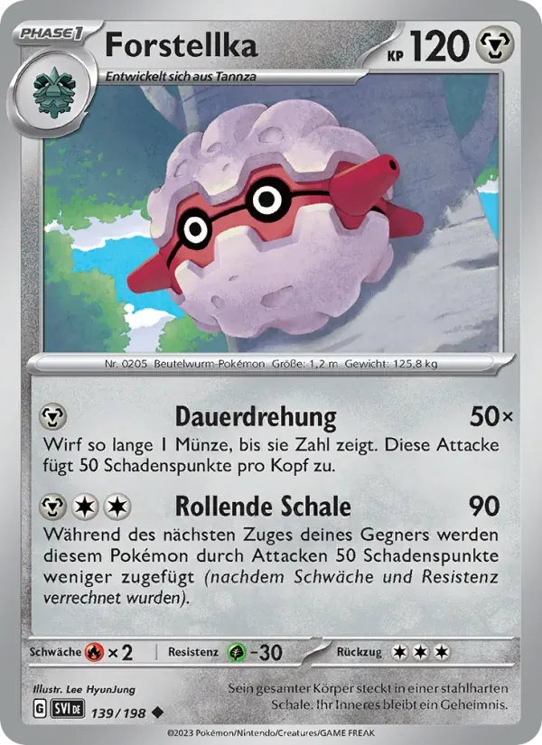 Forstellka — Karmesin & Purpur 139 German Pokémon card