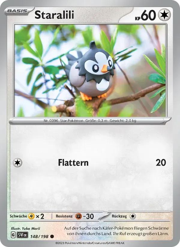 Staralili — Karmesin & Purpur 148 German Pokémon card