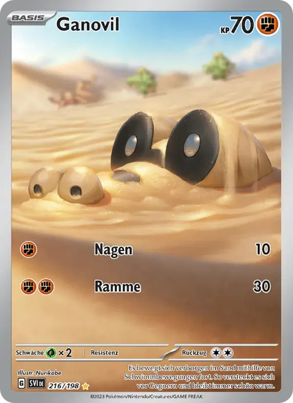 Ganovil — Karmesin & Purpur 216 German Pokémon card
