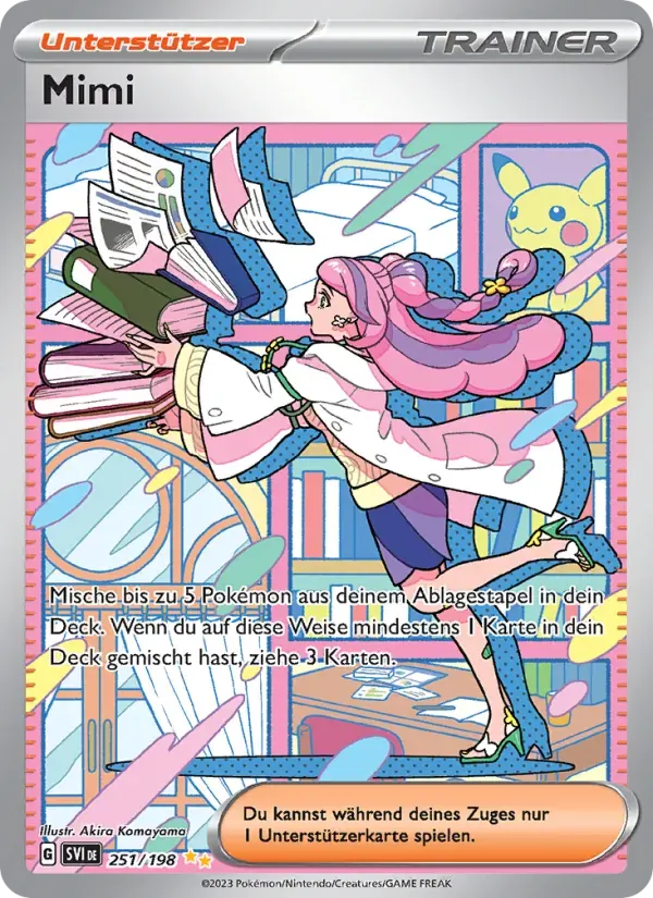Mimi — Karmesin & Purpur 251 German Pokémon card