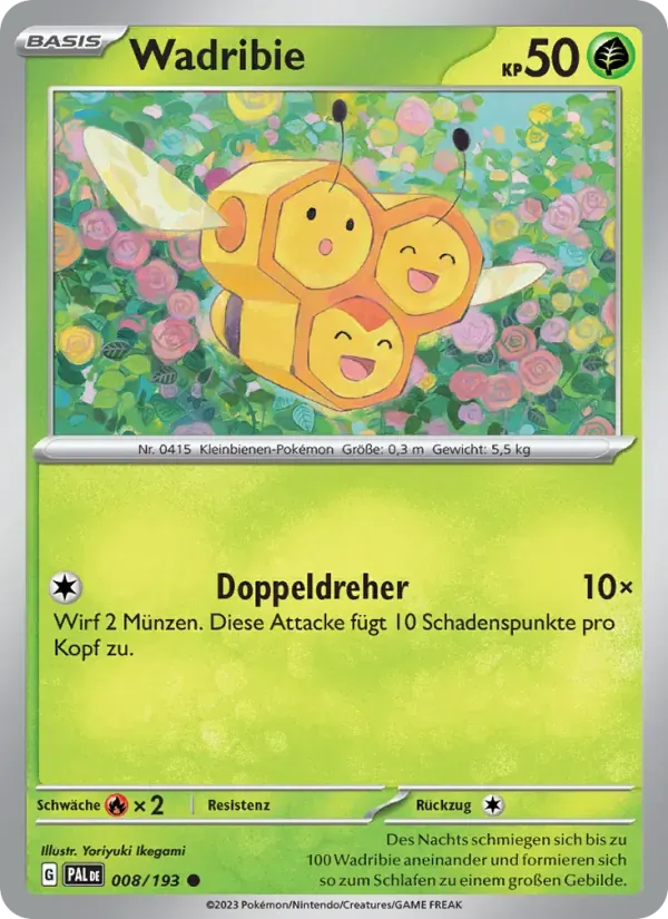 Wadribie — Entwicklungen in Paldea 8 German Pokémon card