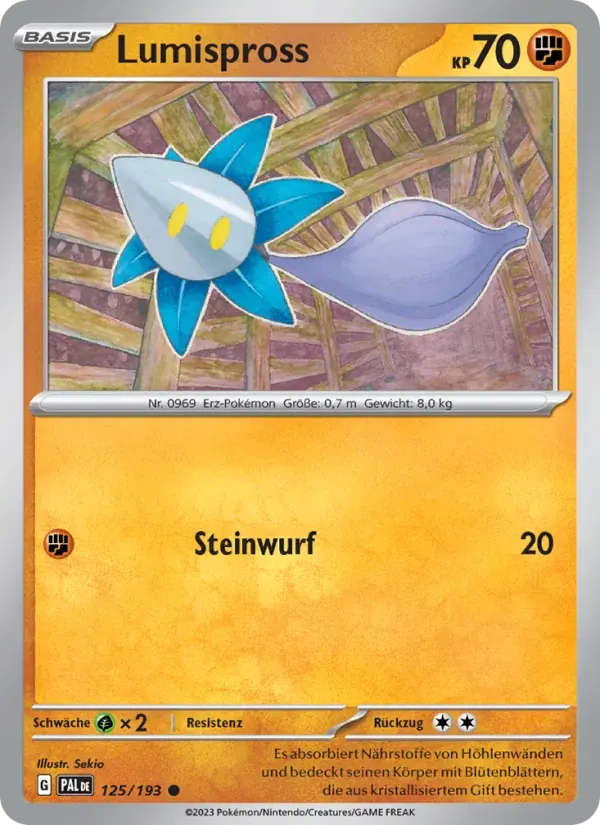 Lumispross — Entwicklungen in Paldea 125 German Pokémon card