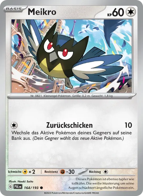 Meikro — Entwicklungen in Paldea 164 German Pokémon card
