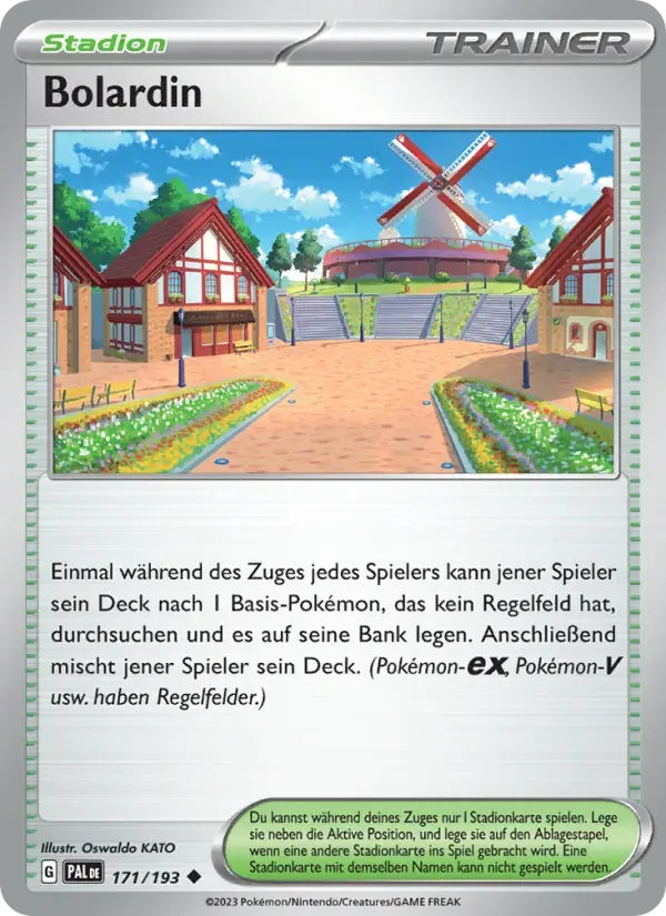 Bolardin — Entwicklungen in Paldea 171 German Pokémon card