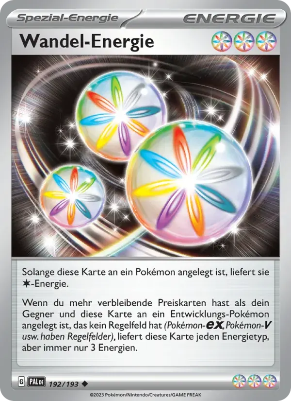 Wandel-Energie — Entwicklungen in Paldea 192 German Pokémon card