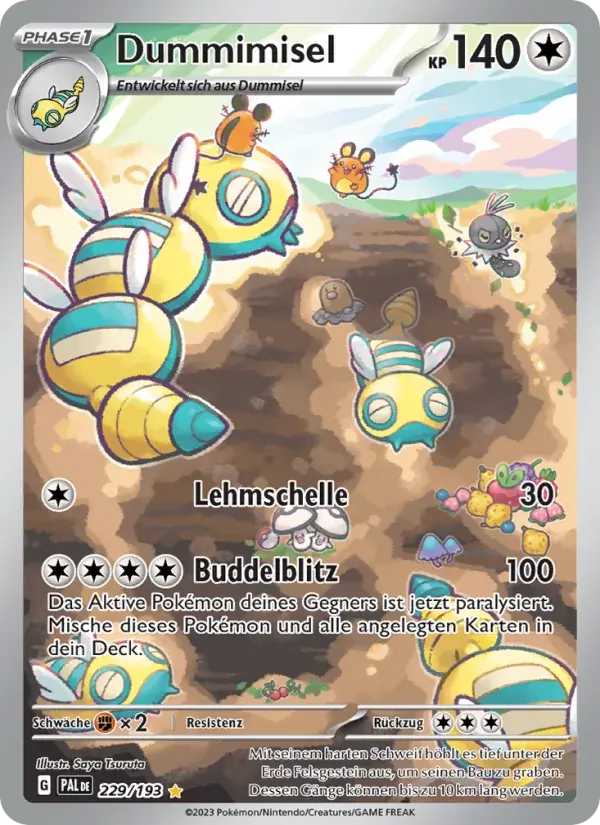 Dummimisel — Entwicklungen in Paldea 229 German Pokémon card