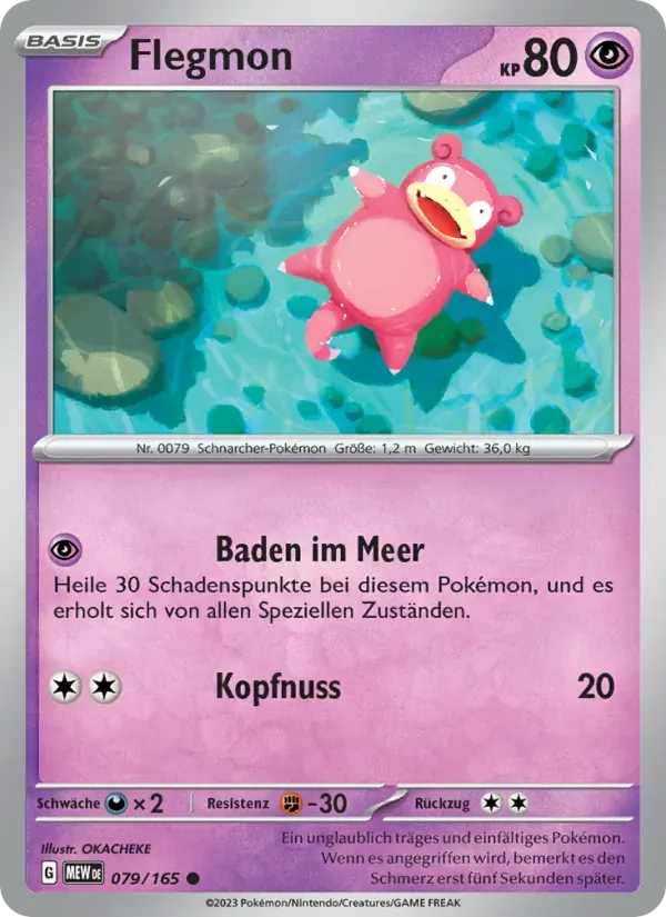 Flegmon — 151 79 German Pokémon card