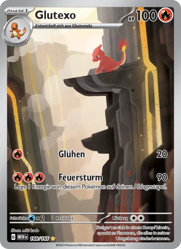 Glutexo — 151 169 German Pokémon card