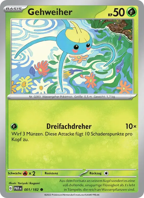 Gehweiher — Paradoxrift 1 German Pokémon card