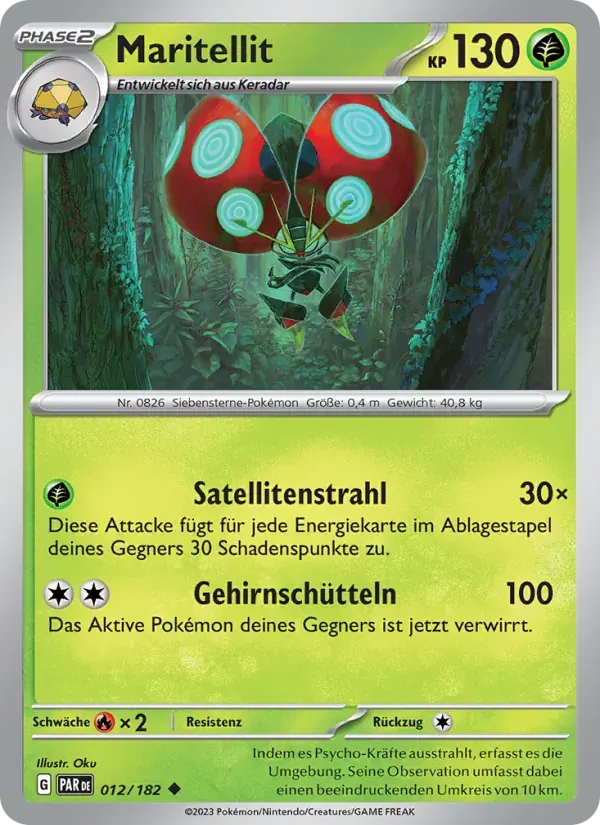 Maritellit — Paradoxrift 12 German Pokémon card
