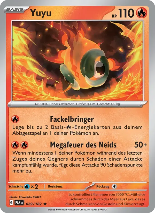 Yuyu — Paradoxrift 29 German Pokémon card