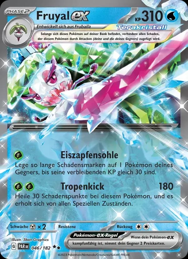 Fruyal-ex — Paradoxrift 46 German Pokémon card