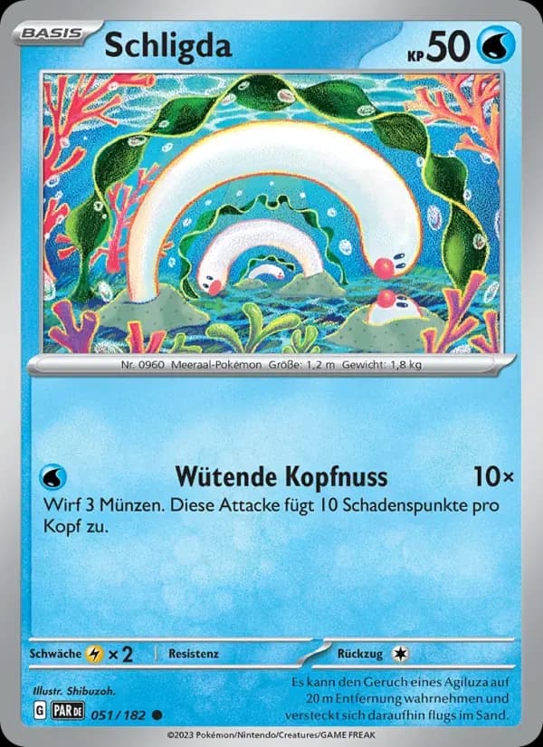 Schligda — Paradoxrift 51 German Pokémon card