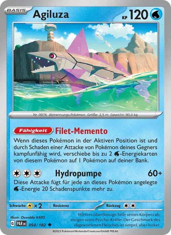 Agiluza — Paradoxrift 54 German Pokémon card