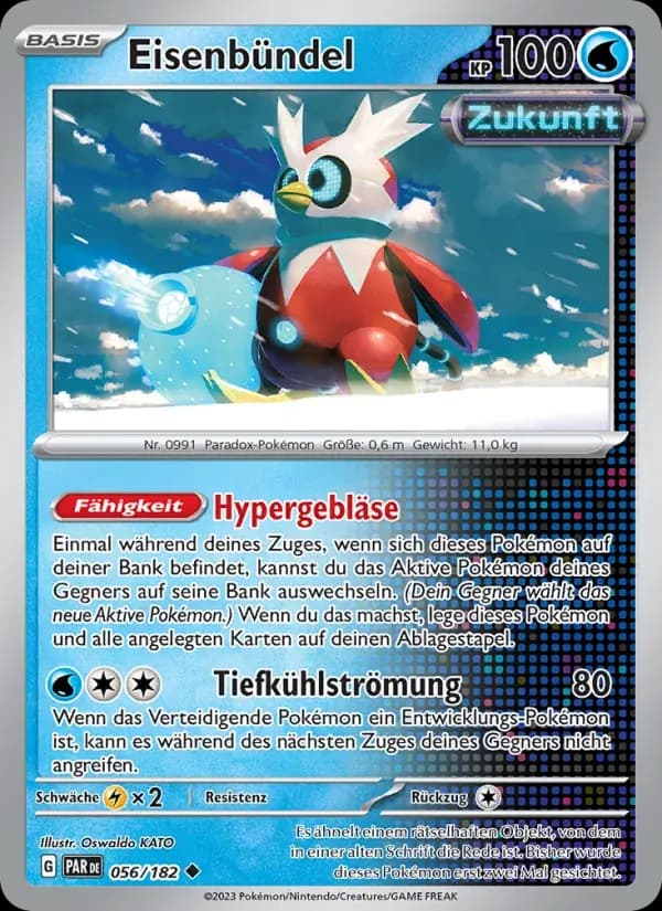Eisenbündel — Paradoxrift 56 German Pokémon card