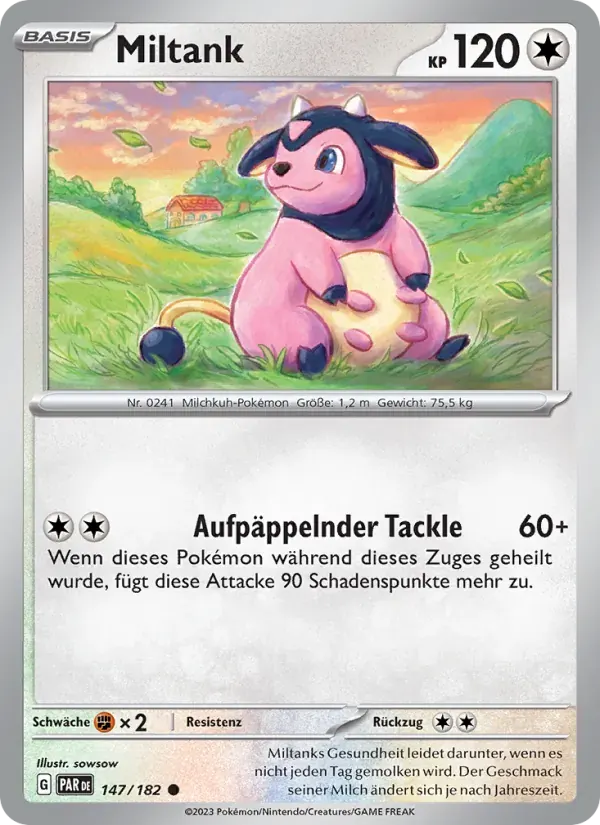 Miltank — Paradoxrift 147 German Pokémon card