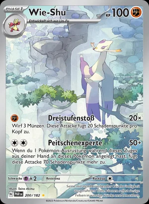 Wie-Shu — Paradoxrift 200 German Pokémon card